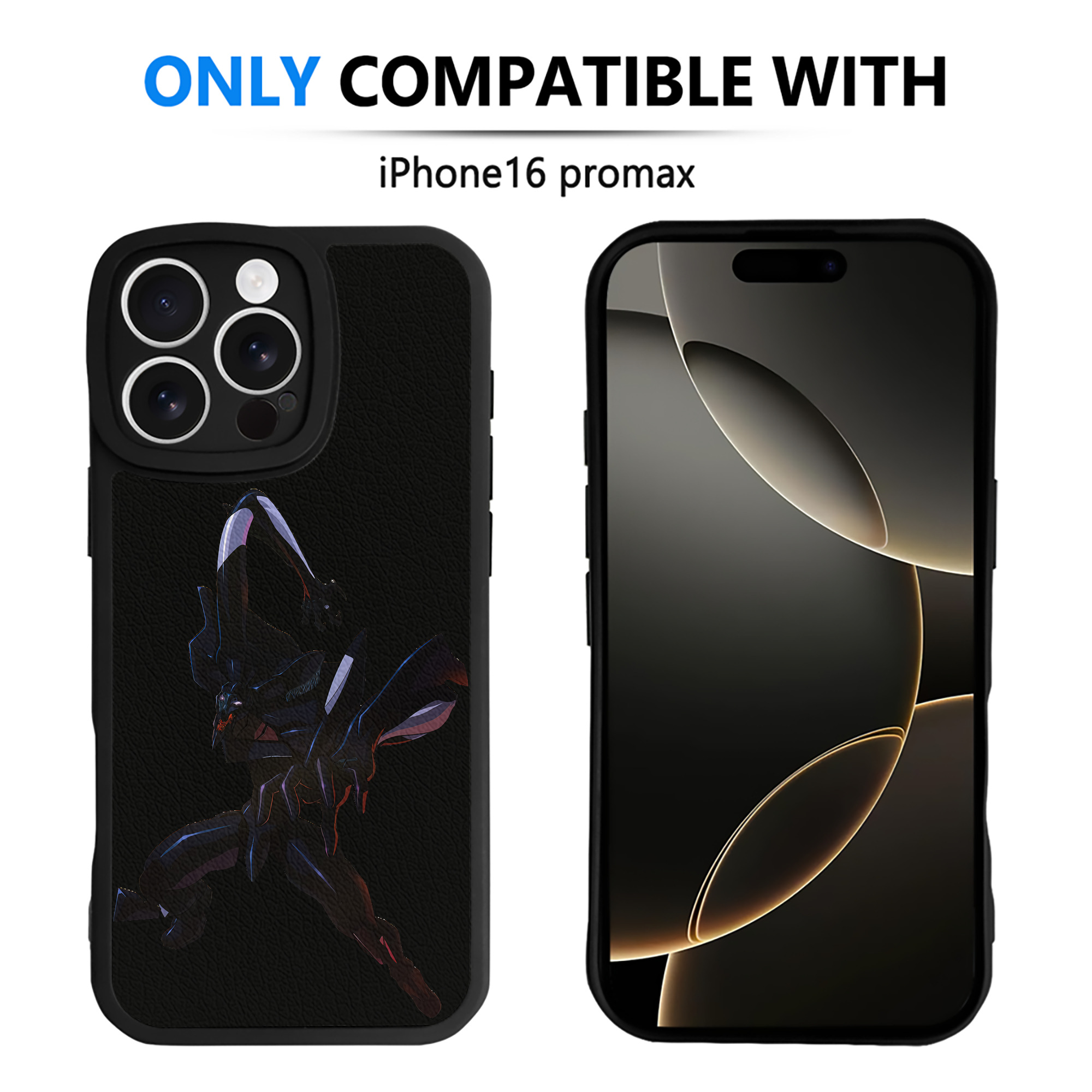 （画像用） EVA 新世紀エヴァンゲリオン 【iPhone 16シリーズ対応】シリコンスマホケース（レザー調） 材質：シリコン
